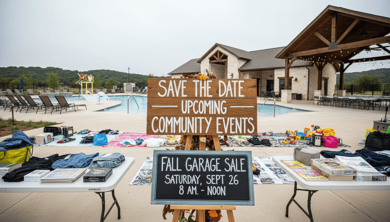 Save the Date - Upcoming Community Events