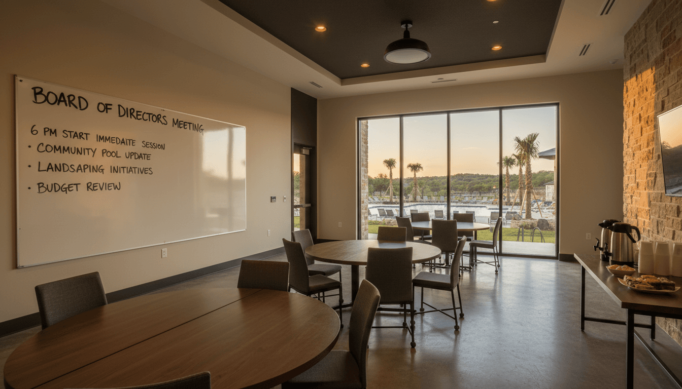 Update on Board of Directors Meeting